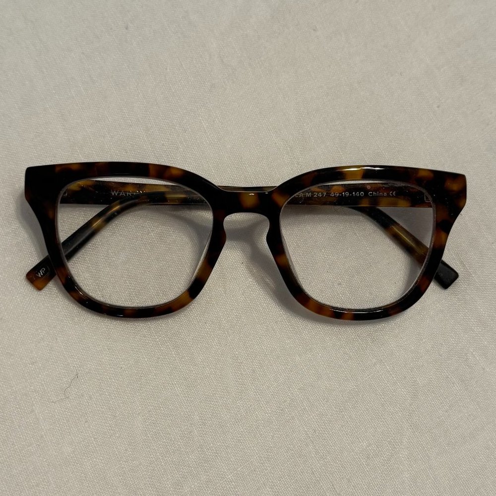 Warby Parker Della Glasses in Acorn Tortoise